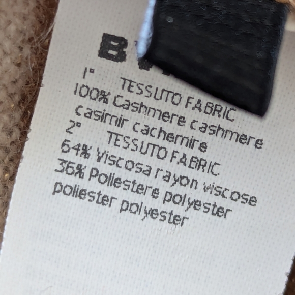 Les Copains Cashmere Metallic Striped Crew Neck Sweater M - Picture 14 of 15